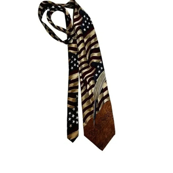 Tango By Max Raab Mens‎ American Series The Constitution Necktie One Size - Picture 2 of 6